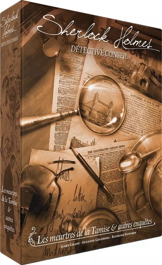 Couverture du jeu Sherlock Holmes Détective Conseil : Les Meurtres de la Tamise